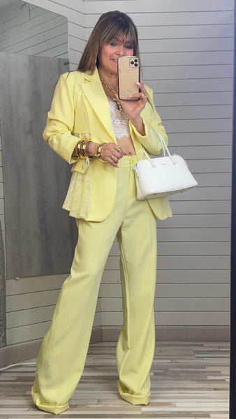 Conjunto de punto elástico amarillo