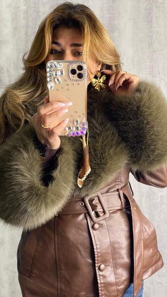 Pendientes lazo de latón