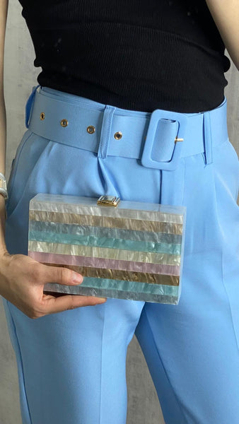 Bolso Diana efecto nácar