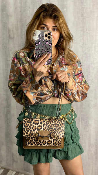 Chaleco color camel claro