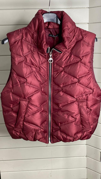 Chaleco Paris granate acolchado