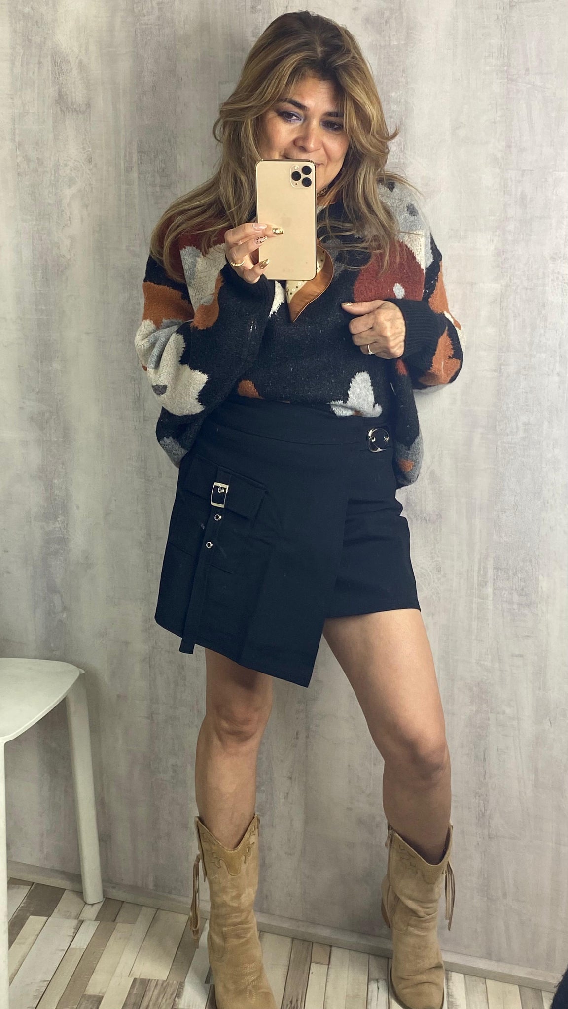 Falda pantalón elástica