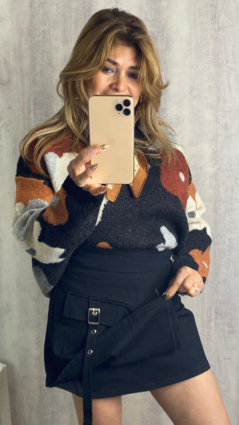 Falda pantalón elástica