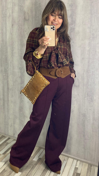 Cinturón elástico camel de polipiel