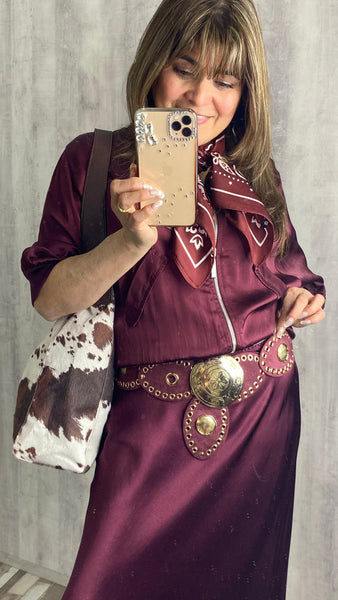 Chaqueta bomber satinada