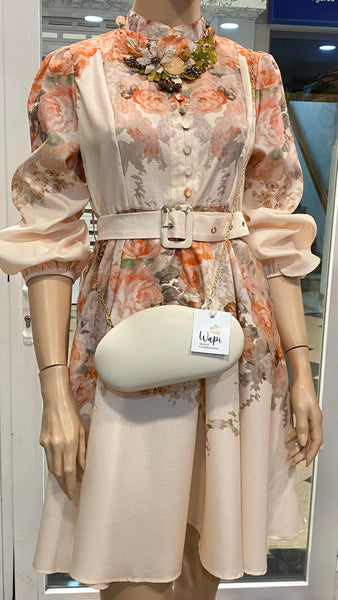 Vestido corto estampado