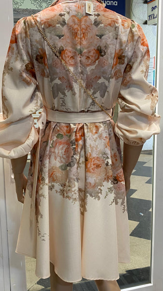 Vestido corto estampado