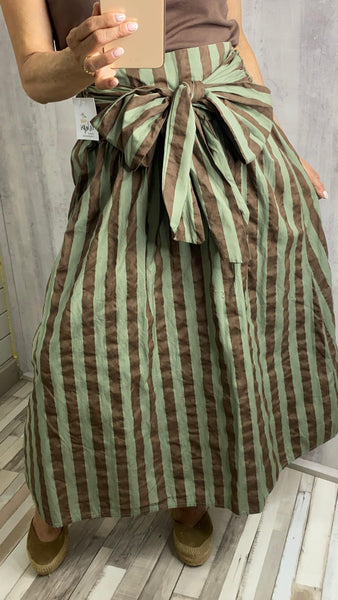 Falda midi 100% algodón